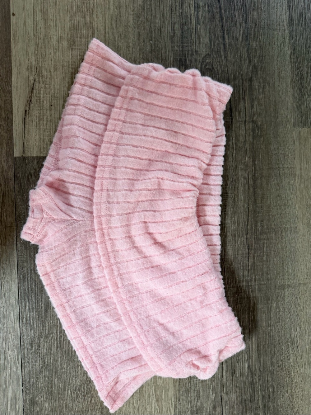 Soft Ribbed Pink Shorts - Picture 2 of 3